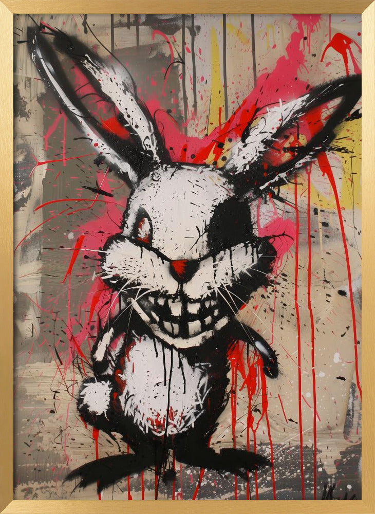 Scary Bunny Poster