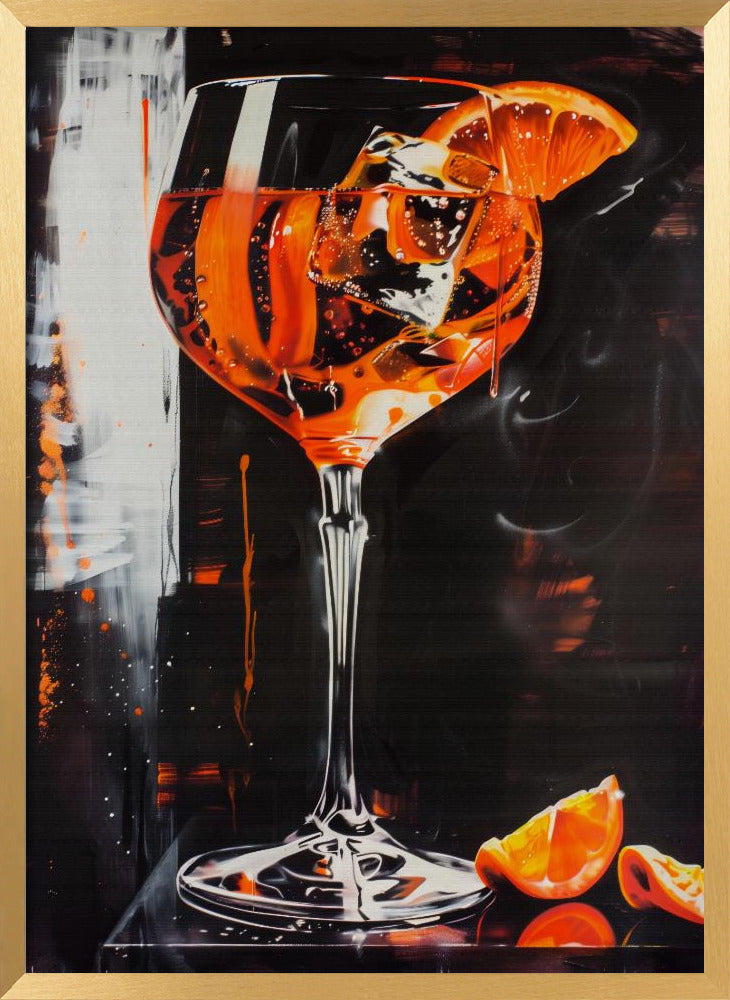 Aperol Spritz Dark Edition Poster