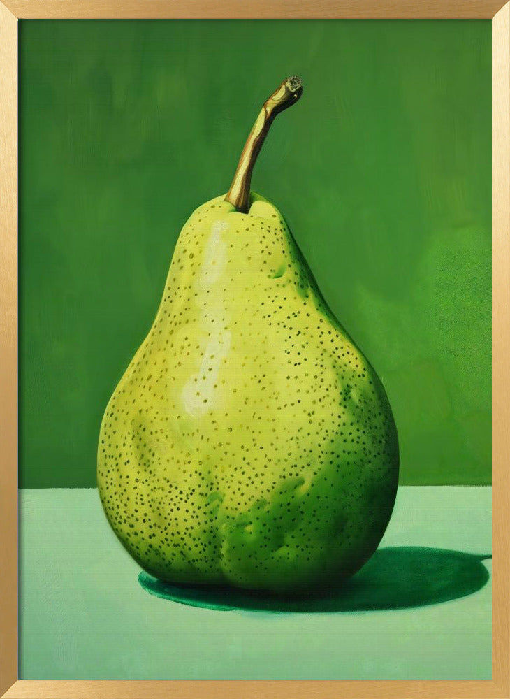 Green Pear Poster