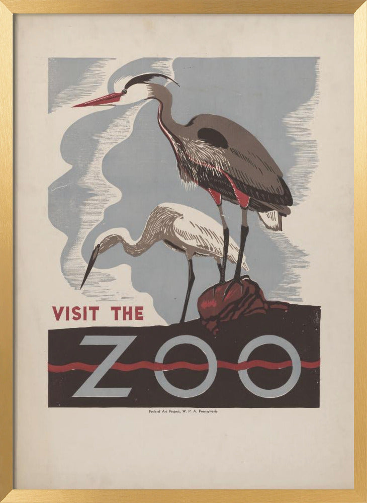 Visit the Zoo Poster