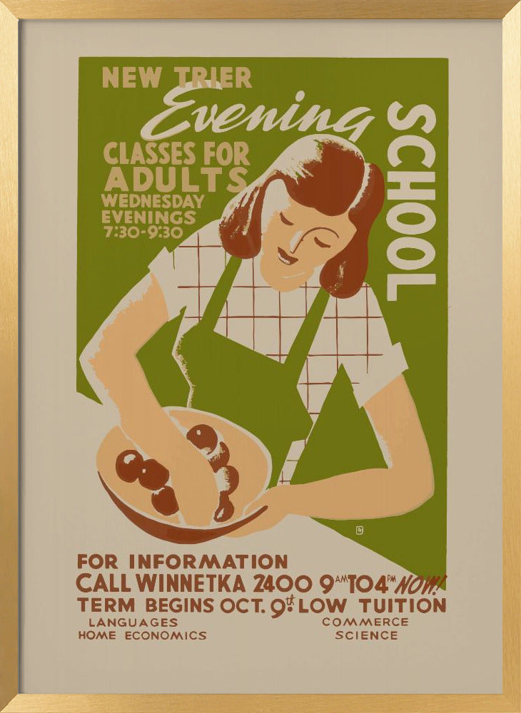 Evening School Poster