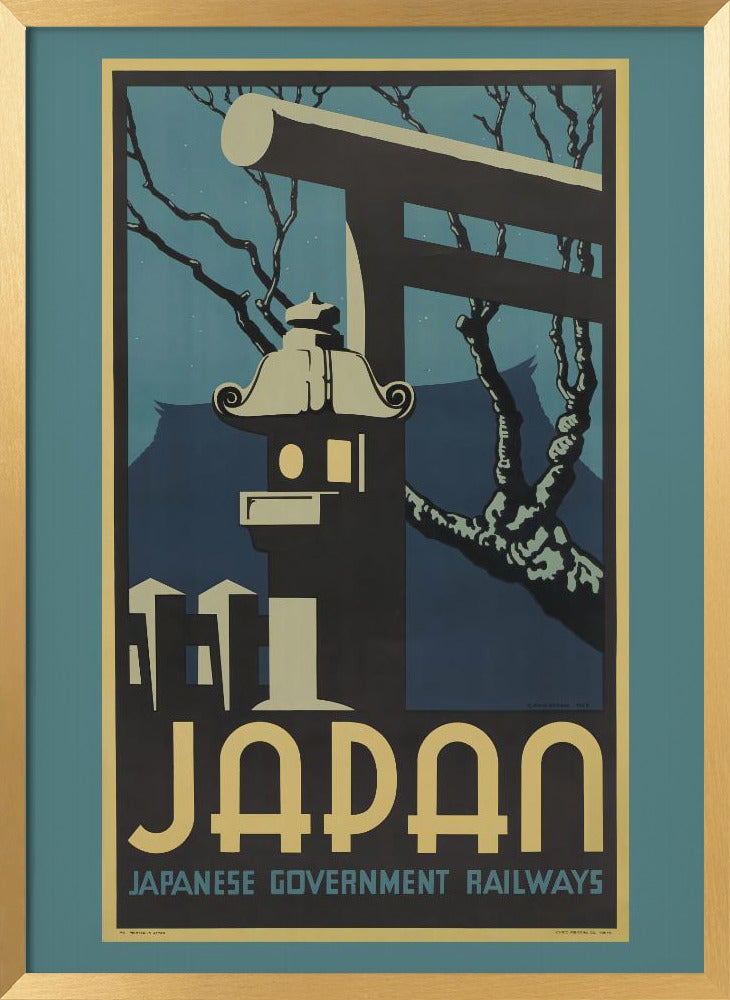 Japan - Japanese Government Railways Poster