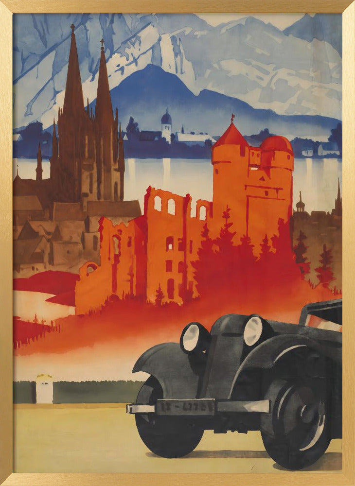 Motoring in Germany Poster