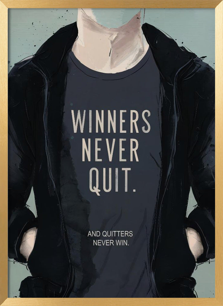 Winners Never Quit Poster