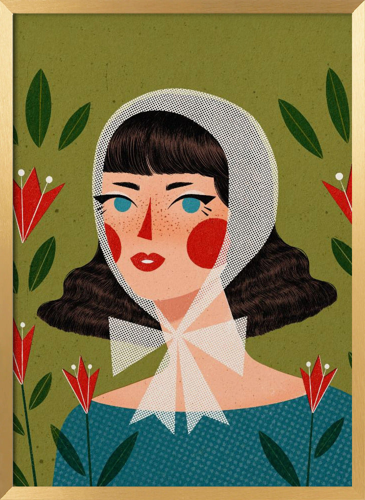 Retro Portrait Poster