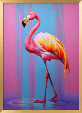 Flamingo Pop Art Poster