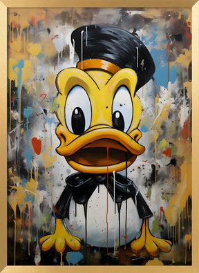 Street Art Duck Poster