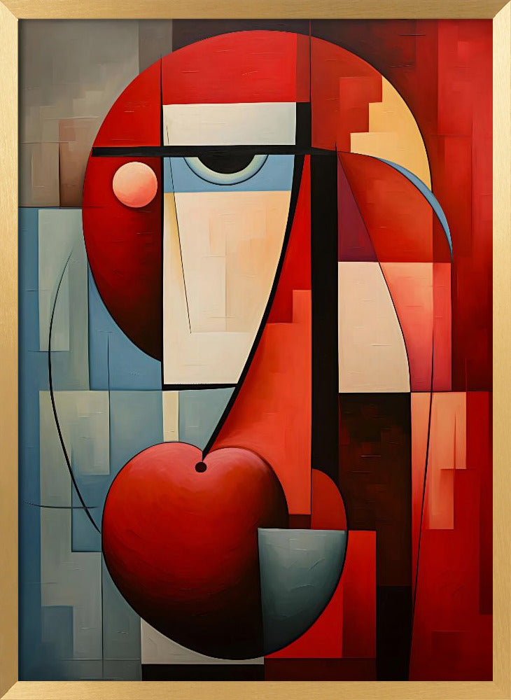 The Abstract Face Poster