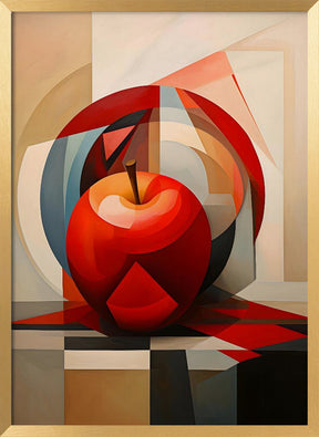 The Abstract Apple Poster