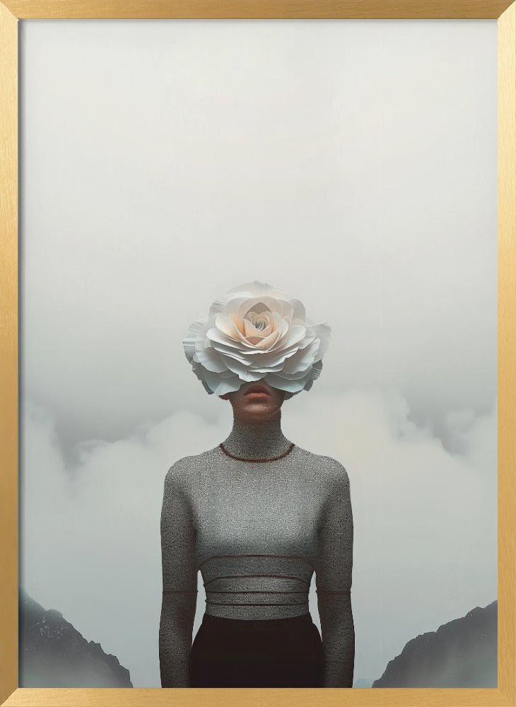 Flower Face Poster