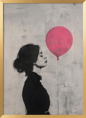 The Girl With the Pink Balloon Poster