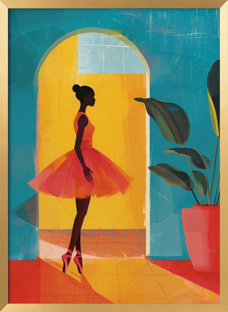 Caribbean Ballerina Poster