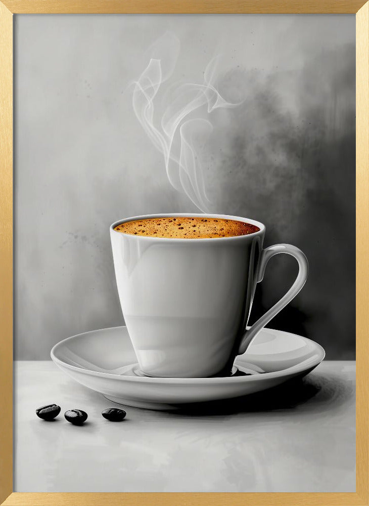 I Love Coffee Food Illustration Art (16) Poster