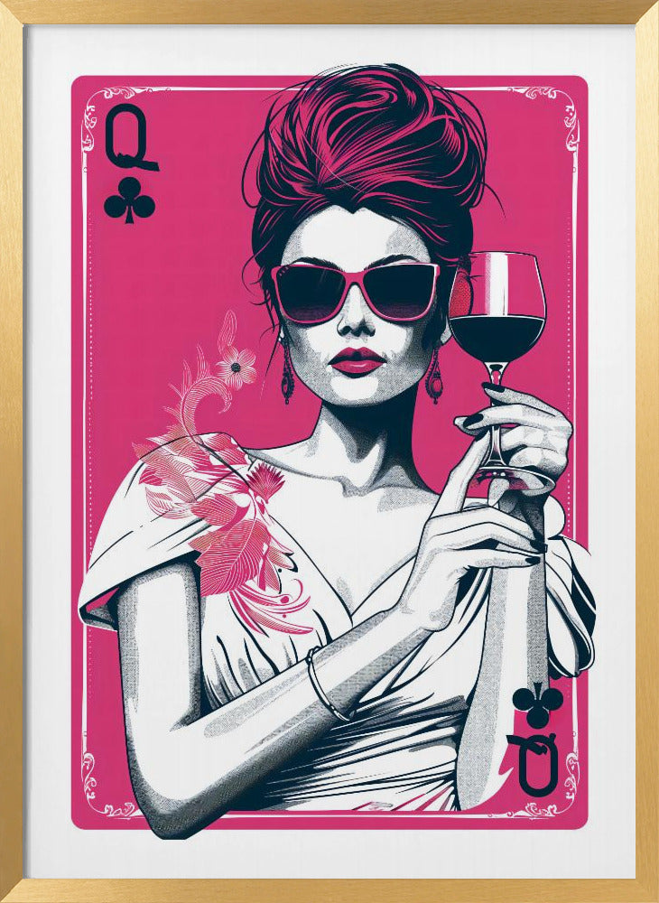 Queen of Clubs Poster