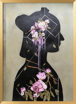 The Body with flowers Poster