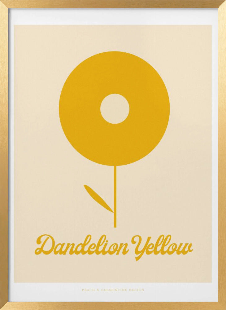 Pandc Dandelionyellow Copy Poster