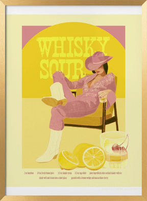 Jlr Whiskysour Pink Copy Poster