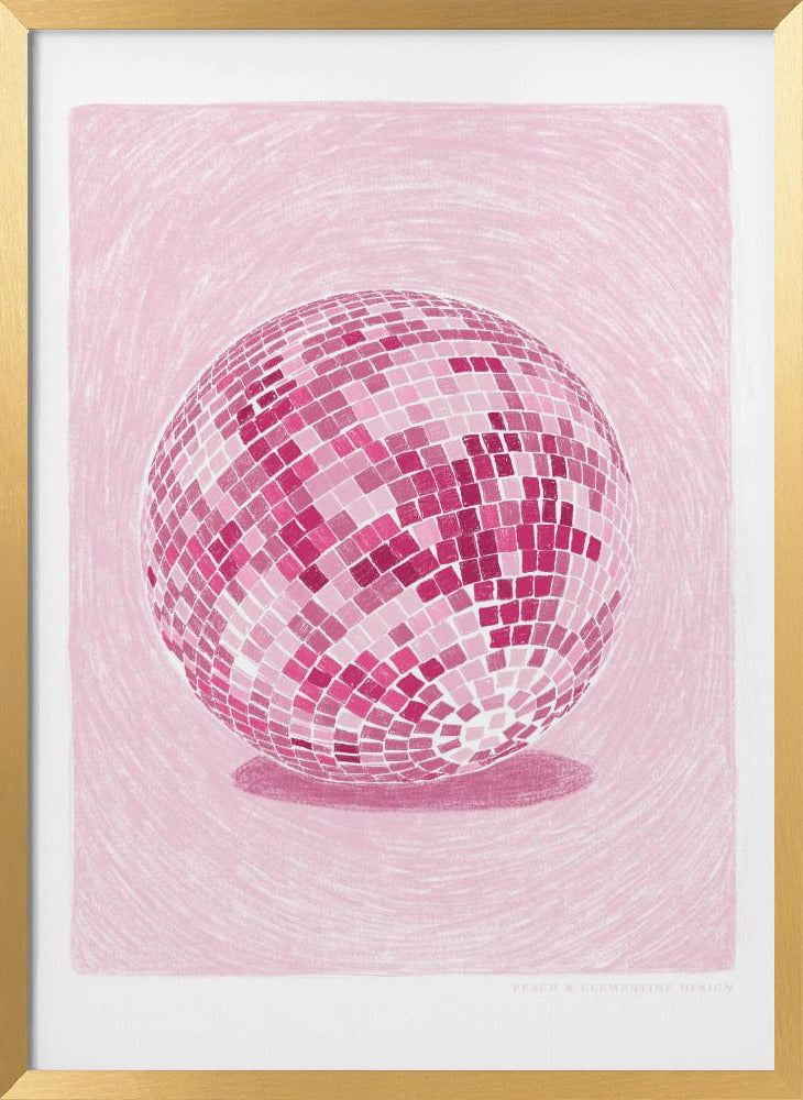 Pandc Discoball Copy 2 Poster