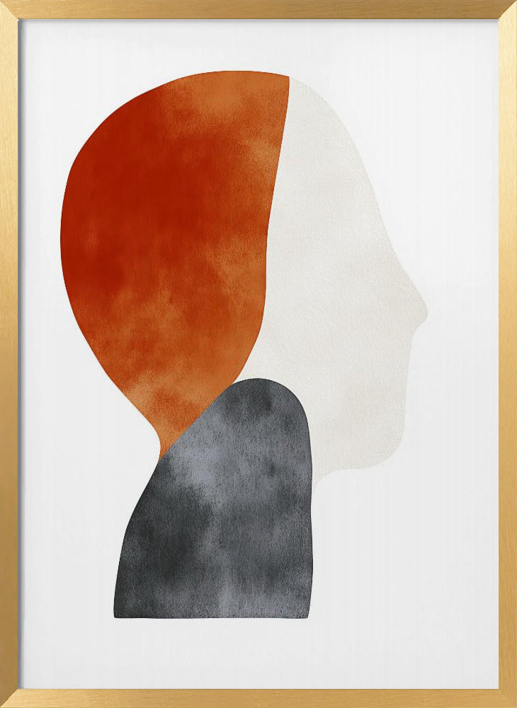 Abstract Minimalist Shapes No 2 Poster