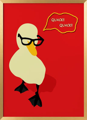 Dapper Duck Poster