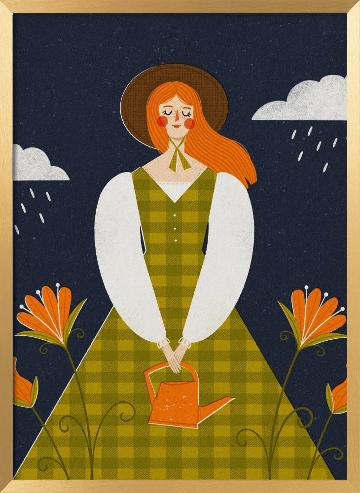 Autumn Girl Poster