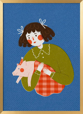 Piggie In Blanket Poster