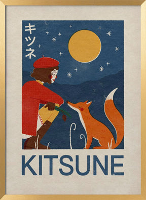 Kitsune Fox Poster