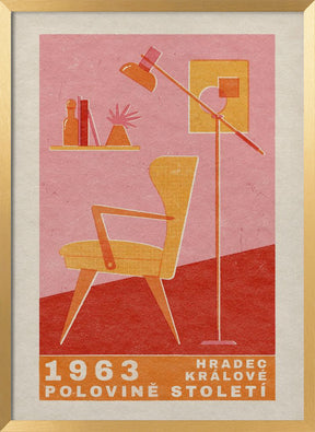 Mid Century Czech Furniture Poster