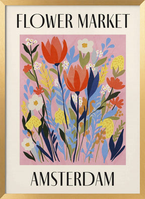 Flower Market Amsterdam Netherlands Poster