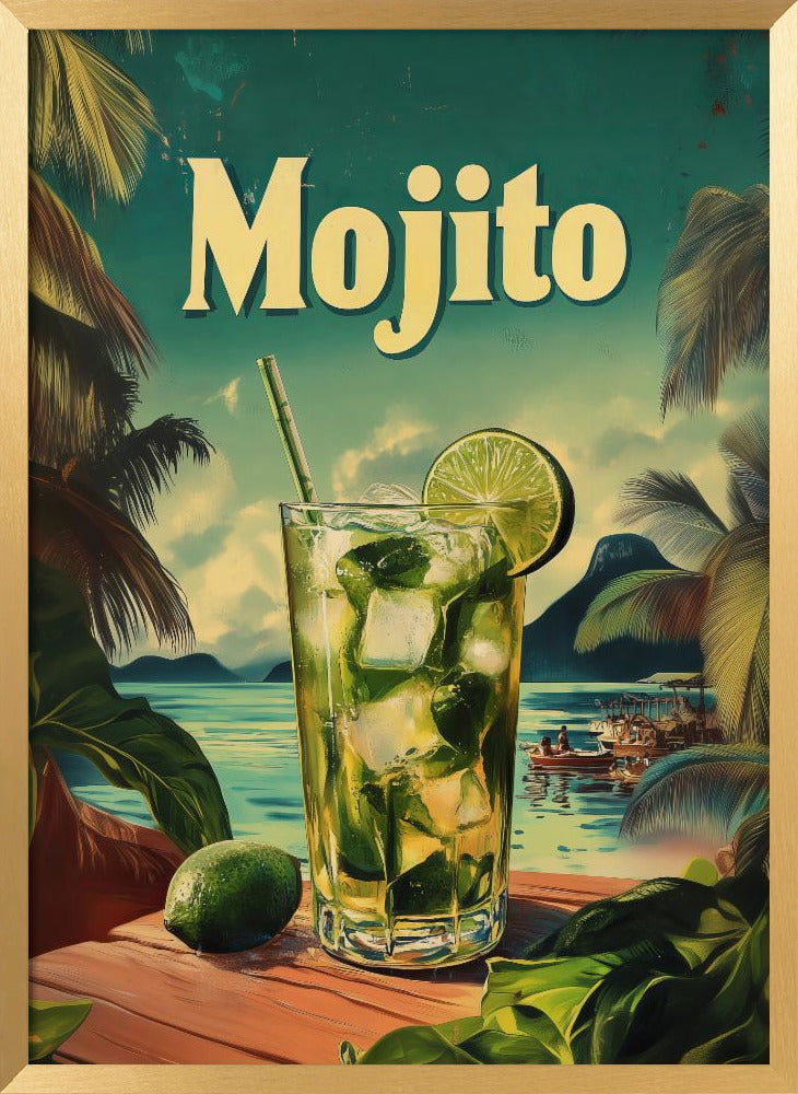 Mojito Vintage Poster