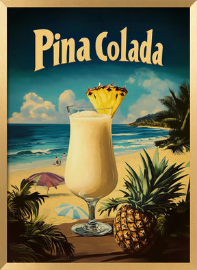 Pina Colada Vintage Poster