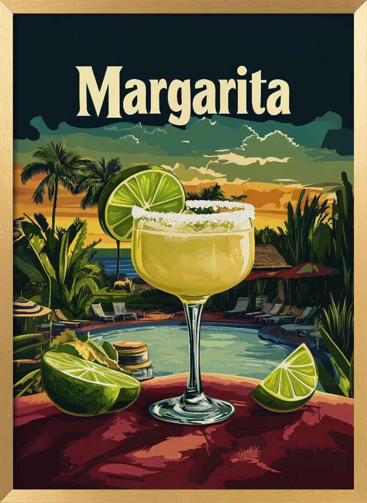 Margarita Vintage Poster