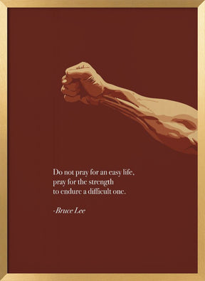 Bruce Lee Quote Poster