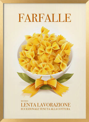 Pasta Farfalle Poster