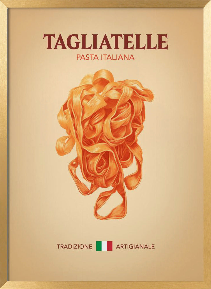 Tagliatelle Pasta Italiana Poster