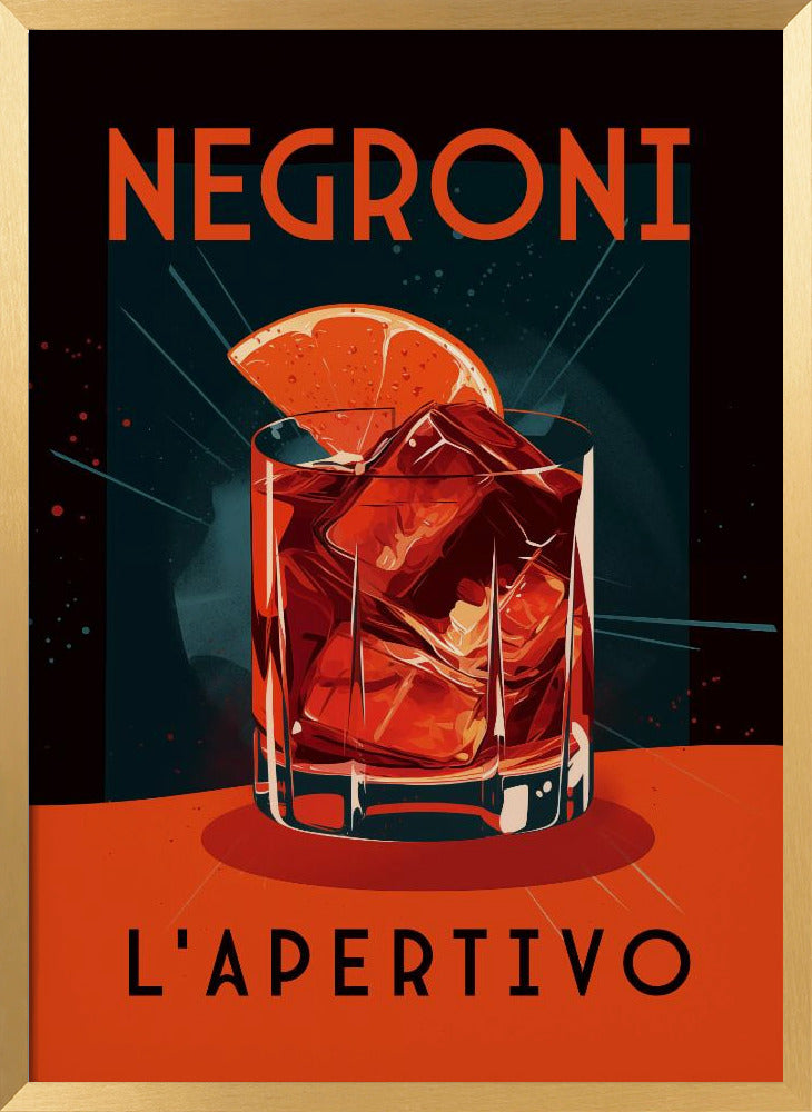 Negroni L&#039; Apertivo Poster