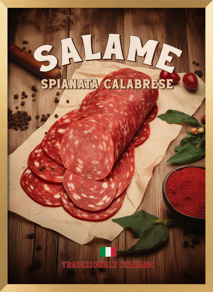 Salame Spianata Calabrese Poster