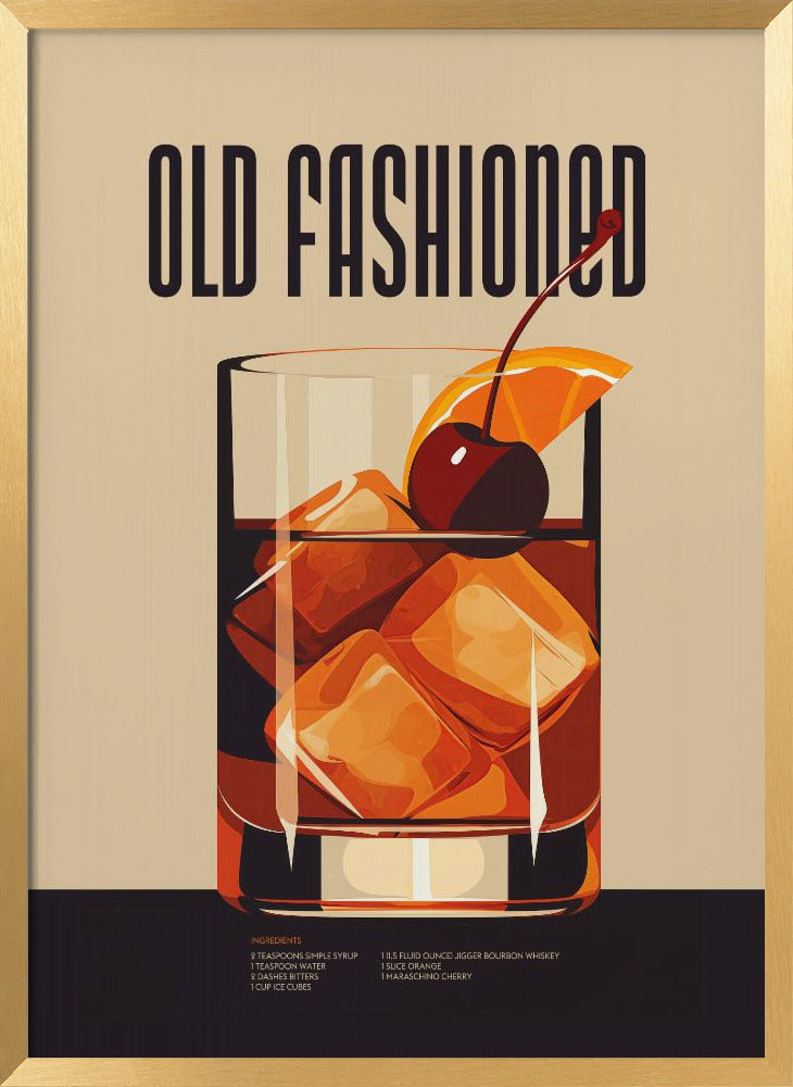 Old Fashioned Poster