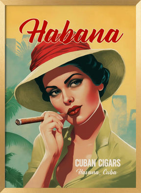 Habana - Cuban Cigars Poster