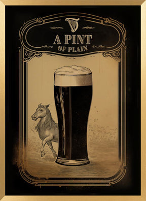 A Pint of Plain Poster