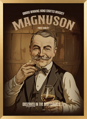 Magnuson Whiskey Poster