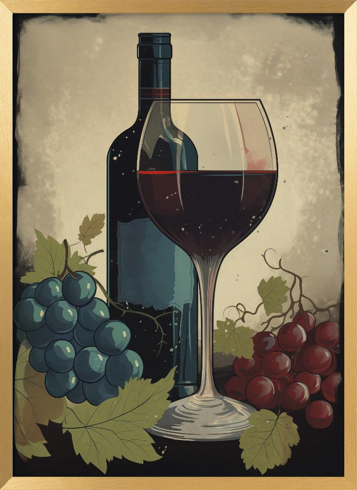 Red Red Wine No 4 Poster