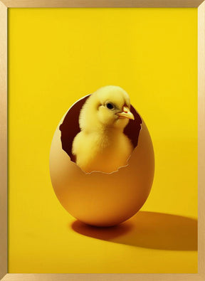 Yellow Chicken Poster