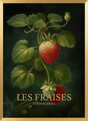 Les Fraises - Strawberries Poster