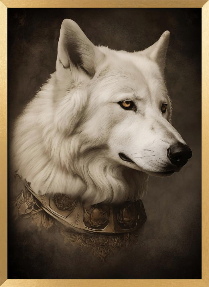 Wolf Portrait Poster