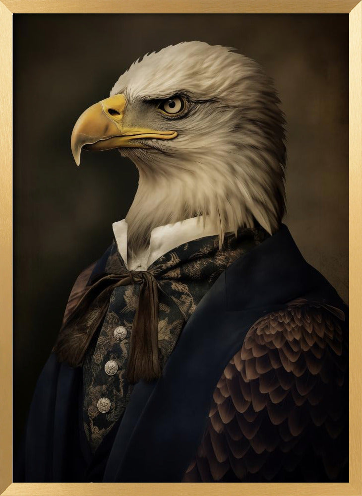 Bald Eagle Portrait Poster