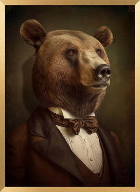 Bear Portrait Poster