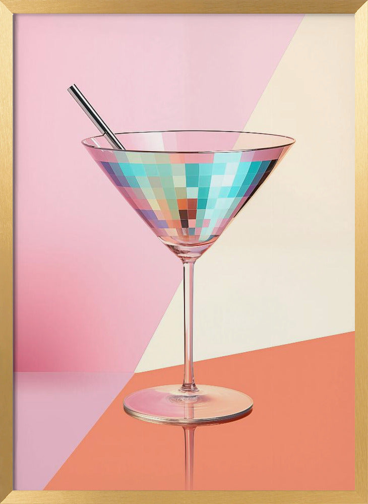 Sparkling Martini Poster