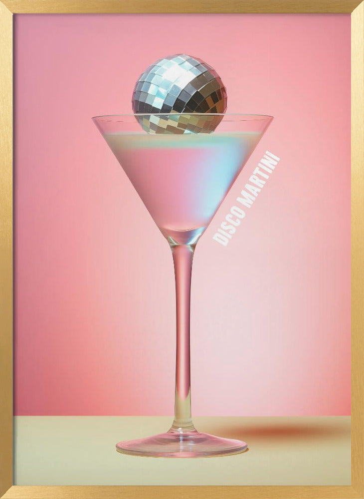 Disco Martini Poster