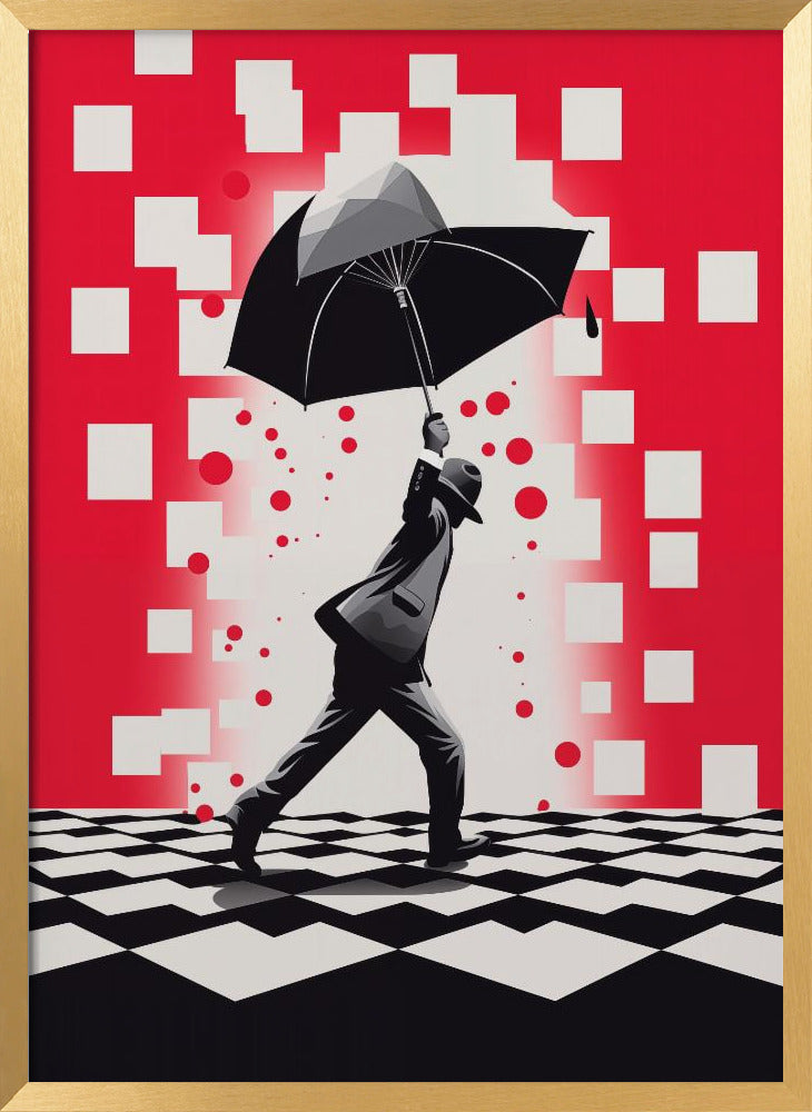 Umbrella Man Poster